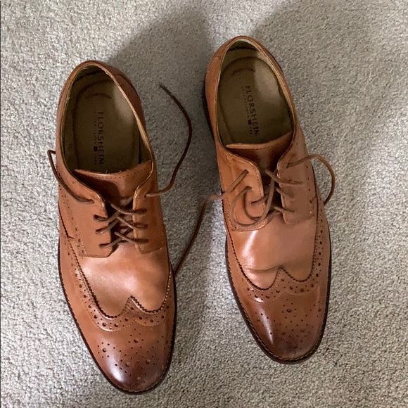Florsheim Montinaro Mens Leather Oxfords 9.5 D - Picture 2 of 4
